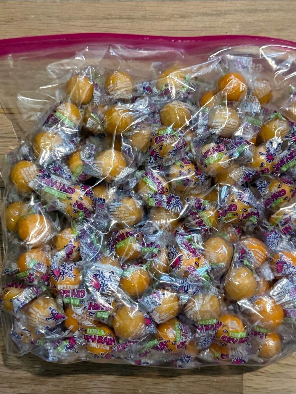 Cry Baby Extra Sour Bubble Gum - Orange